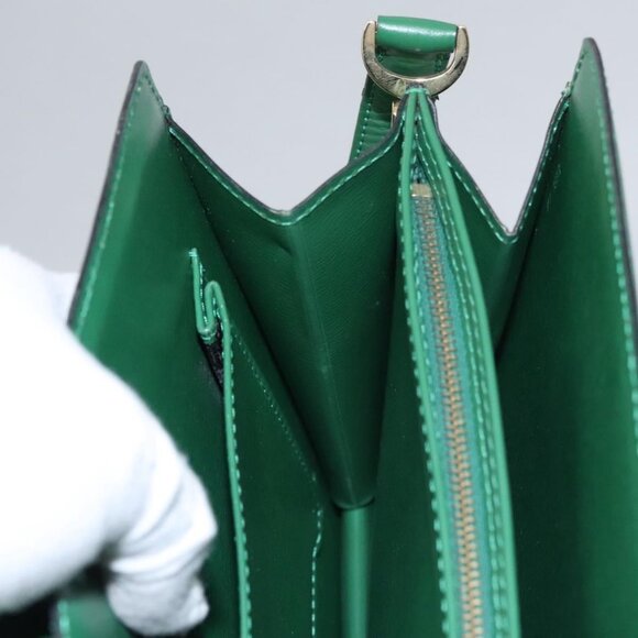 LOUIS VUITTON Epi Capuchin Shoulder Bag Green - Picture 14 of 16